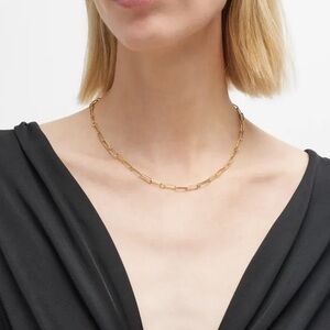 Roberto Coin 18k Yellow Gold Paper Clip Chain-Link Necklace